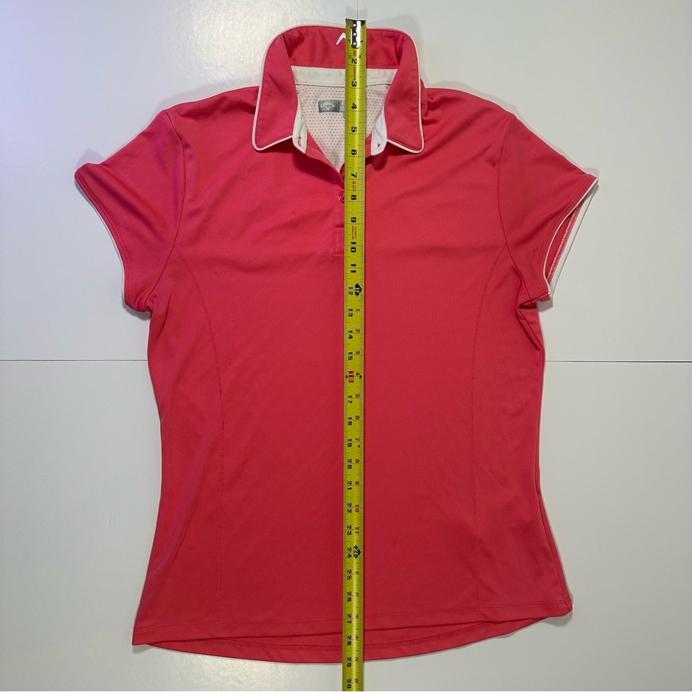 Callaway Opti-Dri Pink Golf Polo L - Picture 5 of 7